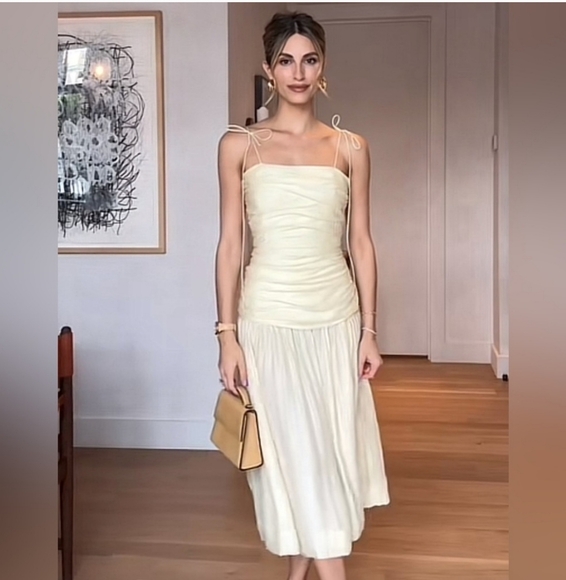 Zara Draped Midi Dress - Picture 8 of 11